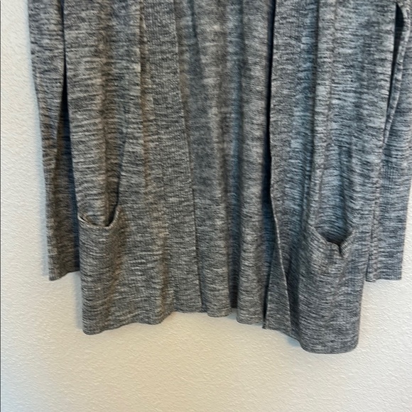 Sonoma Women's Gray Open Front Cardigan Sweater - Picture 3 of 8